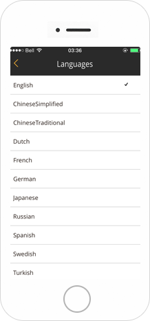 识别9种语言的名片