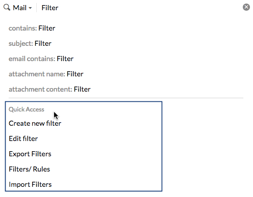 在cliq里实现Mail用户的搜索功能