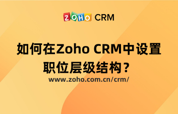 如何在Zoho CRM中设置职位层级结构？