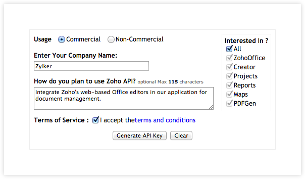 API Resources - Zoho Docs