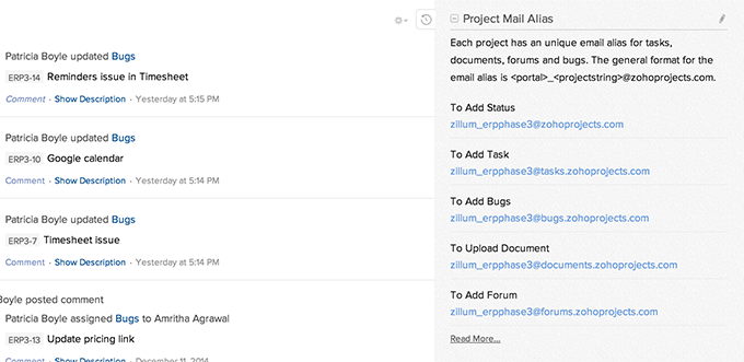 Project Email & RSS