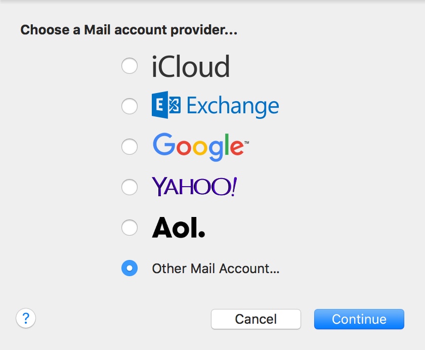 在 Mac 上设置 Zoho Mail