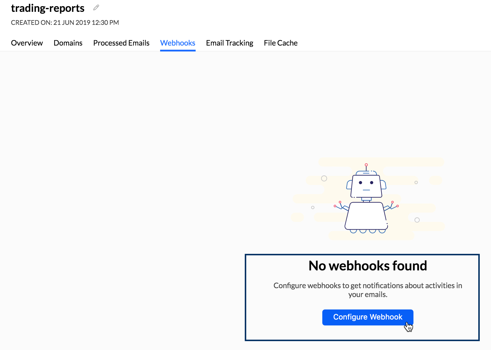 配置网络挂钩 URL